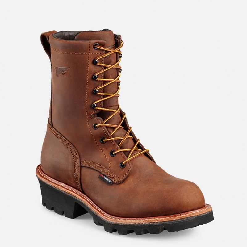 Men\'s Red Wing LoggerMax Work Boots | 760253-ZBQ