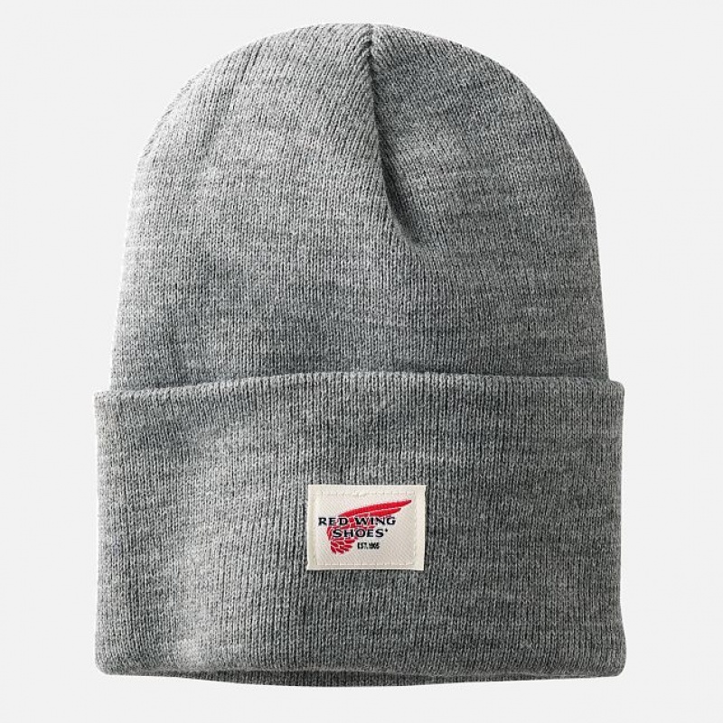 Red Wing Logo Knit Hats | 847592-DSL