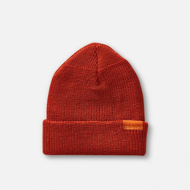 Red Wing Merino Wool Knit Hats | 920154-RMS